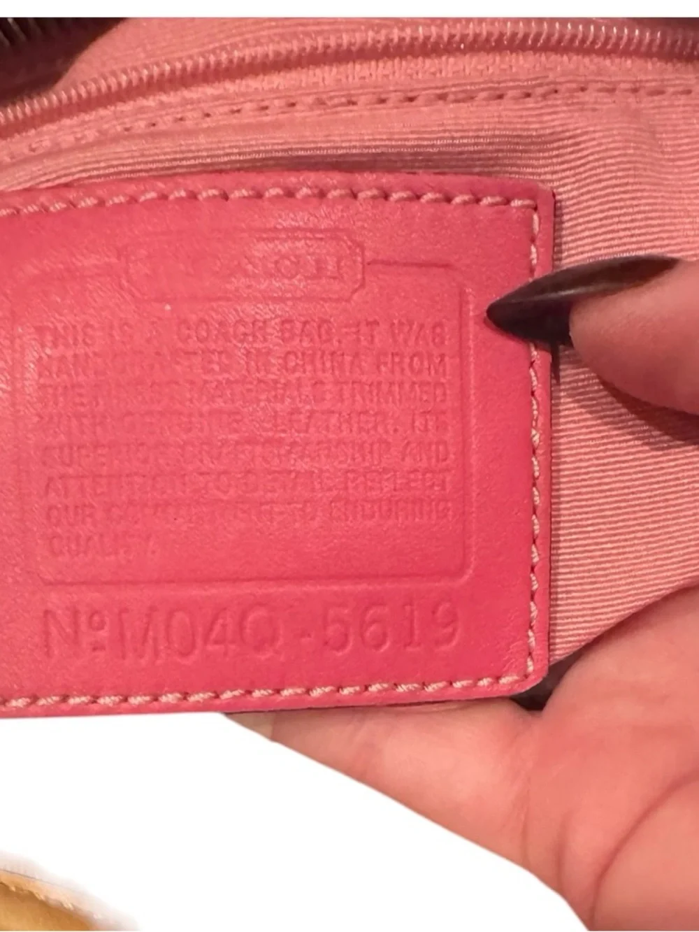 Vintage Coach Pink Soho Signature Optic Monogram Jacquard Buckle Shoulder Bag - Picture 9 of 12